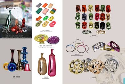 深蓝纳米喷镀 金银铬层，一喷即成，文化用品的革新之选